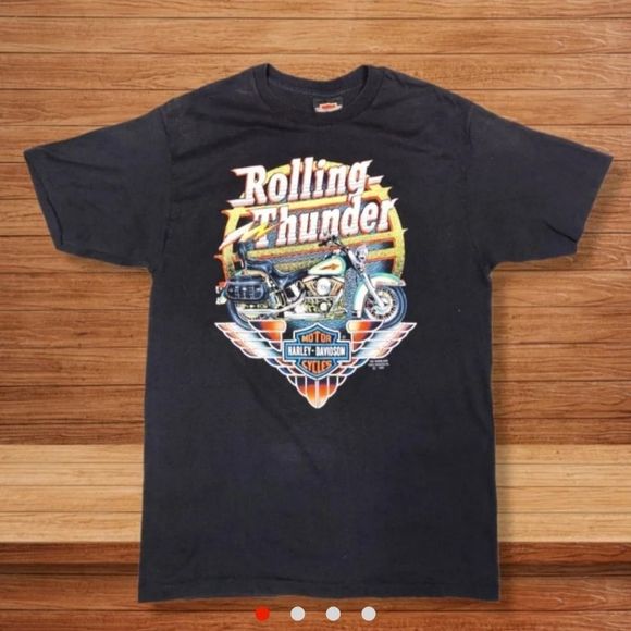Harley-Davidson Other - VINTAGE HARLEY DAVIDSON 3D EMBLEM SHIRT